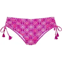 Vivance Bikini-Hose "Cheerio", Damen, Gr. 40, N-Gr, pink (beere bedruckt), Recycling-Polyamid, bedruckt, Badehosen Bikini-Hose, mit stylischem Allover-Print