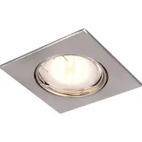Globo Lighting Globo Pittsburgh Einbauleuchte Aluminium Nickel matt, 3xGU10 LED; 12341-3