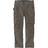Carhartt Relaxed Straight Steel Rugged Flex Ripstop Double-front Cargo Pant tarmac (217) W38 L34