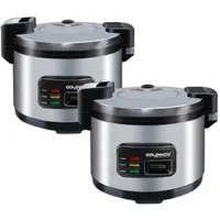 GOLDINOX SET AUS 2 Professionellen Reiskochern 13 Liter PREMIUM -