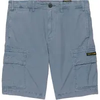 Superdry für Herren. M7110485A Shorts Ripstop Light Cargo blaugrau (36), Lässig, Baumwolle
