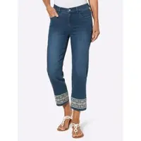 Sieh an! 7/8-Jeans in blue-stone-washed | Gr.: 50