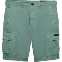 Superdry für Herren. M7110485A Ripstop Light Cargo Bermudashorts grün (36), Lässig, Baumwolle
