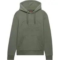 Superdry für Herren. M2014484A Kapuzenpullover Athletic Emboss olivgrün (S), Lässig, Baumwolle