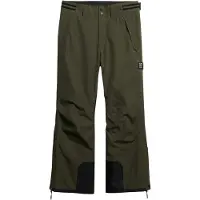 Superdry für Herren. MS110181A Lange Skihose Freestyle Core grün (L), Sportlich, Schnee, Recyceltes Polyester, Nachhaltig