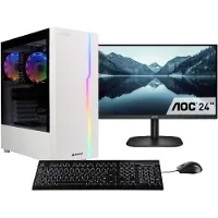 Captiva Entry Gaming R93-533 TFT Bundle, 3,4 GHz, AMD Ryzen 7, 5700X, 16 GB, DDR4-SDRAM, 1 TB