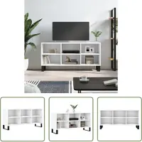 The Living Store TV-Schrank Weiß 103,5x30x50 cm Holzwerkstoff