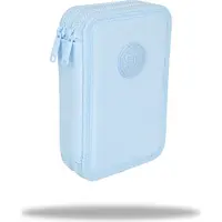 CoolPack Piórnik 2-komorowy z wyposażeniem Jumper 2 pastel powde błękit