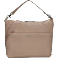 Mandarina Duck Mellow Leather Hobo - Schultertasche 33 cm (warm taupe)