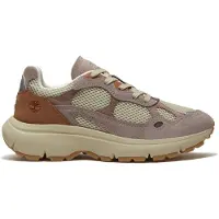 Timberland Sneaker "HAZEL LANE - LOW LACE SNEAKER", Damen, Gr. 37,5, beige (ltbeimeshwltpnk), Leder, Synthetik, Schuhe Sneaker