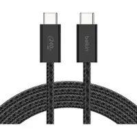 Belkin BoostCharge Pro, 2 m, USB C, USB C, Schwarz