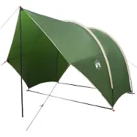 vidaXL Heck-Awnings wasserfest Grün 405 x 280 x 220 cm