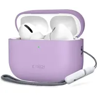 Tech-Protect Silikonhülle kompatibel mit AirPods Pro 3 Lila