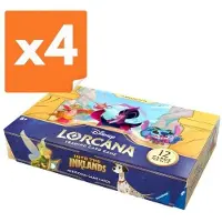 Ravensburger Disney Lorcana (Set 03) (4 Stück) Karton (4 x 24 Booster) –