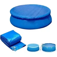 Markenlos Schwimmbadabdeckung rund - wasserdicht, langlebig, für oberirdische Pools (366 cm / 12 ft)