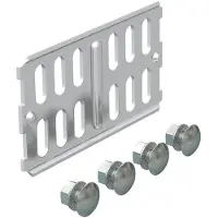 Obo Bettermann OBO 6067654 Längsverbinder für Kabelrinne 60x100 Edelstahl, rostfrei A2 1.4301 blank, nachbehandelt RLVK 60 A2 - 10 Stück