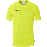 Uhlsport Trainingsshirt "Trainings-T-Shirt Division 28 Kids", Kinder, Gr. 116, gelb (fluo gelb), Obermaterial: 100% Polyester Pol. recyc.., Shirts Trainingsshirt