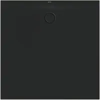 Bette BetteFlat Duschwanne, rechteckig, mit BetteAntirutsch Pro, 1200x1200mm, 3372-035AE, Farbe: Ebony matt