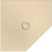 Bette BetteFloor Caro Fünfeck-Duschwanne mit BetteGlasur Plus, 900x900mm, 7191-441PLUS, Farbe: Cream matt