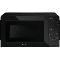 Ecg MTM 1774 BE, Arbeitsplatte, Solo-Mikrowelle, 17 l, 700 W, Drehregler, Schwarz