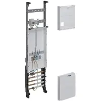 Hager ZH32P7KT Komplettfeld, universZ, 1050x250mm, 3-P., 1ZP, 10 mm2, mit Trennfkt.