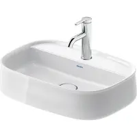 Duravit Aufsatzbecken Zencha 55x39cm, m L, HLB, o Ü, geschli., we, WG