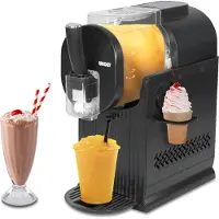 Unold 2in1 Slush- & Softeismaschine Sofia 2L – Frozen Cocktails, Milkshakes & Softeis Maker mit Kompressor, 5 Programme, 150W, inklusive Reinigungsset