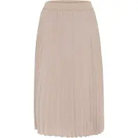 Saint tropez Midirock SAINT TROPEZ "Damen Rock ZlouiseSZ", Damen, Gr. M, beige (dune), Obermaterial: 100% Polyester PES., Röcke Midirock