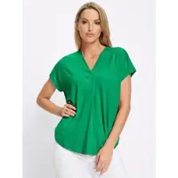 HEINE Shirtbluse in grasgrün | Gr.: 36