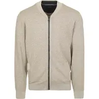 Casamoda Strickjacke Zip Structure Beige