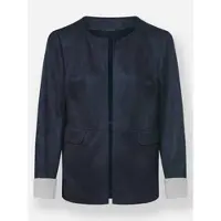 Witt Weiden Lederimitat-Blazer in marine | Gr.: 36