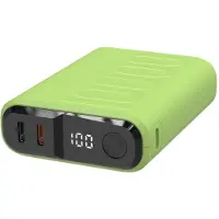 RealPower PB-10000C PD+, 10000 mAh, Hellgrün