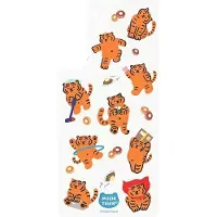 Samsung Panel GP-TOU021HOTOW do etui Frame Cover do Galaxy S22+ Muzik Tiger biały/white