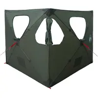 Syfax Huntingzelt Armeegrün 145 x 145 x 150 cm Polyester und Stahl
