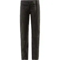 RICANO Lederhose "Lederhose Low Cut", Damen, Gr. L, Länge 34, schwarz, Obermaterial: 100% Lammnappaleder LANA., schmal, Hosen Lederhose, Handgefertigt aus echtem Leder
