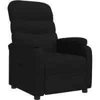 vidaXL Relaxsessel Schwarz Stoff