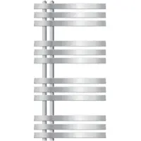 LuxeBath Design Badheizkörper, 500x1000 mm, Chrome, inkl. Montage-Set, ohne Heizstab