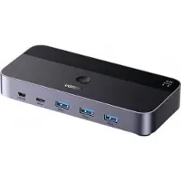 UGREEN 2in1 HDMI / USB-A / USB-B / USB-C / microUSB Schalter schwarz