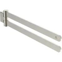 Ideal standard Conca Doppelte Handtuchstange, schwenkbar, T5396GN, Farbe: Silver Storm