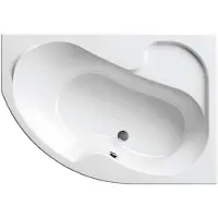 Ravak Rosa I - Asymmetrische Badewanne 140 R, 1400x1050 mm, rechts, weiß CV01000000