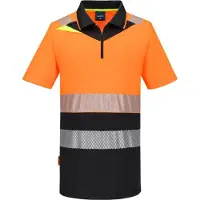Portwest Dx4 Polo Hv Klasse 1 - Größe 4XL - Orange/Schwarz -