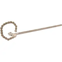 Ks Tools BRONZEplus Kettenrohrzange Ø max.150mm leichte Ausführung