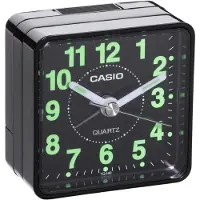 Casio Wecker | Analogwecker Reisewecker Alarmwecker TQ-140, Farbe:schwarz