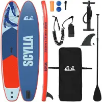 Yiwydaa Aufblasbares Stand Up Paddle Board SCYLLA 335 x 76 x 15 cm Blau