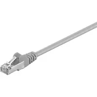 Goobay 240x 50144 CAT 5e Patchkabel, SF/UTP, grau, 1 m - Kupferummantelter Aluminiumleiter (CCA)