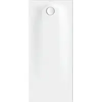 Bette BetteUltra Space Rechteck-Duschwanne, 1600x700x25mm, 4049-000AE,T1, Farbe: Weiß mit Antirutsch Pro und Wannenträger