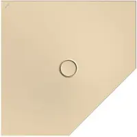 Bette BetteFloor Caro Fünfeck-Duschwanne mit BetteAntirutsch Pro, 1000x1000mm, 7211-441AE, Farbe: Cream matt