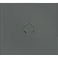 Bette BetteAir Duschfliese mit BetteGlasur Plus, 1100x1000mm, 7360-403PLUS, Farbe: Smoke matt