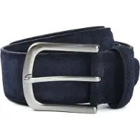 Suitable Ledergürtel Wildleder Navy