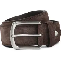 Suitable Ledergürtel Wildleder Braun